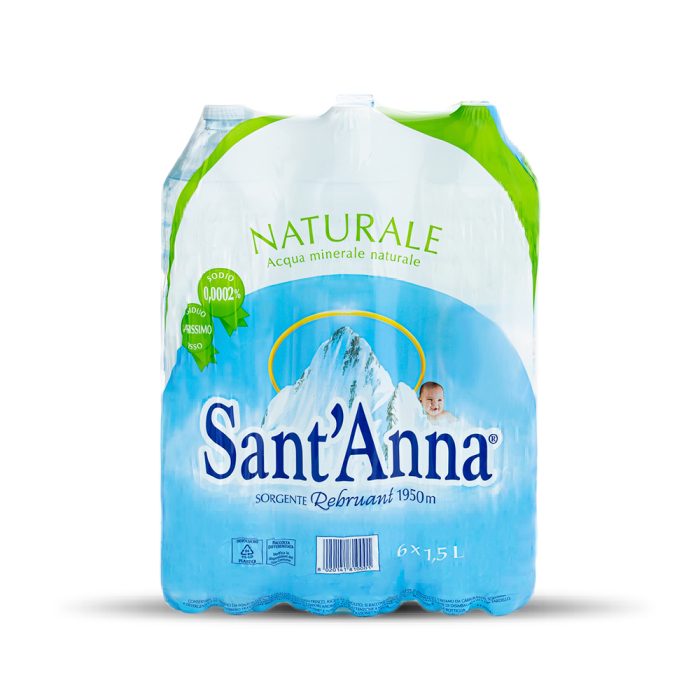 Acqua Sant'Anna - 1,5 Lt - Confezione da 6 bottiglie - immagine 1