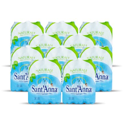 Acqua Sant'Anna – 10 confezioni da 6 bottiglie 1,5 Lt - Box Convenienza con spedizione gratuita