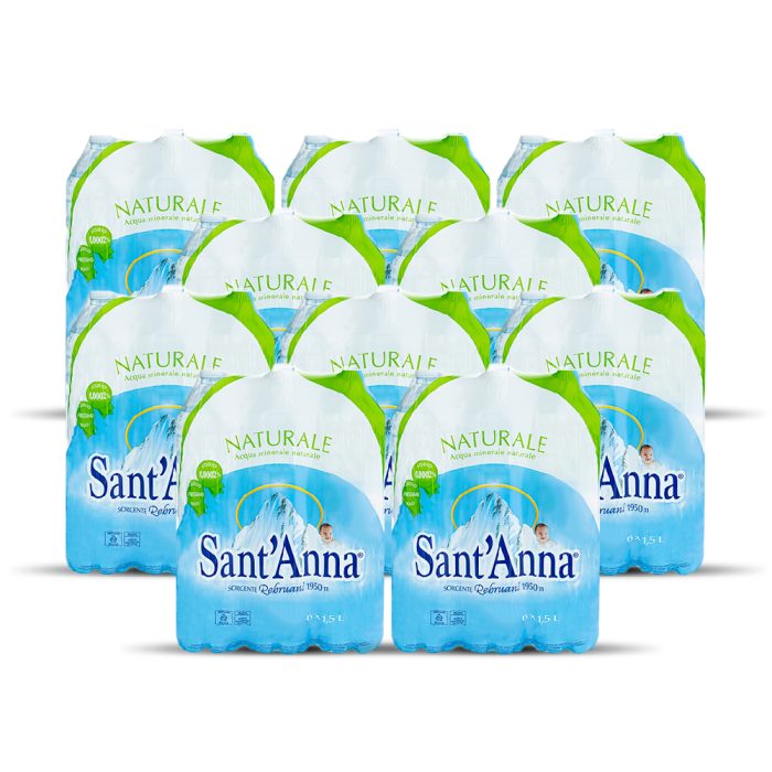 Acqua Sant'Anna – 10 confezioni da 6 bottiglie 1,5 Lt -  Box Convenienza con spedizione gratuita - immagine 1
